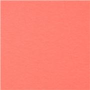 solid coral Robert Kaufman knit fabric Catalina Knit