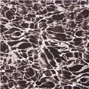 Tela de agua con reflejos sol blanco y negro efecto piscina