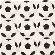 Tela blanco y negro Japón balón fútbol suave tejido oxford estampado deportes