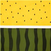 tessuto resistente all'acqua nylon oxford anguria gialla semi frutta Ritagli