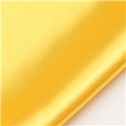 yellow solid polyester satin fabric by Kokka Japan