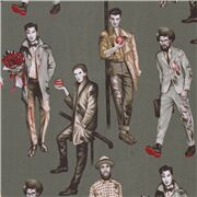 Muscles Et Cerveau Beaux Zombies Pin-Up Hommes