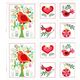 Christmas fabric bird pear tree ball par Michael Miller 4