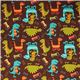 Dino Dudes PUL Polyurethane laminate fabric Michael Miller 2
