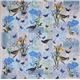 French theme Michael Miller fabric blue lily 2