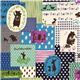 Kokka Canvas Patchwork fabric blue bear owl deer Japan 1