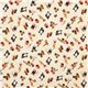 Kokka Canvas fabric with sewing machine from Japan 2