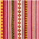Kokka canvas fabric pale rosa stripes dots Nancy Wolff 1