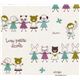 Kokka fabric animal children Kokka fabric animal kids children animals Kokka Stoff Tierkinder Tiere