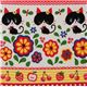 Kokka fabric black kitty Kokka fabric black kitty Kokka Stoff schwarze Katze