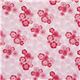 Kokka Stoff mit rosa Kirschbl�ten Blumen aus Japan 2