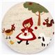 Little Red Riding Hood Animals fabric button Japanese 1