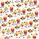 Michael Miller USA Designer Stoff bunte Fruchteisbecher 2
