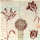 Michael Miller antique fabric flowers music 1