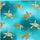Michael Miller fabric Aqua Surf's Up sea turtles 2