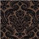 Michael Miller Stoff Dainty Damask braun-schwarz 1