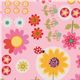 Michael Miller fabric Daisy Dance flowers ladybirds 1