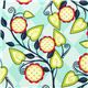 Michael Miller fabric Flora with flowers by Patty Young 1