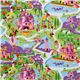 Michael Miller fabric Lil Kingdom princess with castle 2