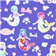Michael Miller fabric Mermaid Friends mermaid fish 1