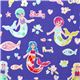 Michael Miller fabric Mermaid Friends mermaid fish 3