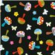 Michael Miller fabric Mini Mushrooms toadstools 1