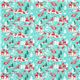 Michael Miller fabric aqua Yule Critters deer Christmas 5