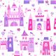 Michael Miller fabric fairy tale castle princess 1
