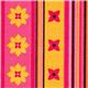 Michael Miller fabric flower & stripe rosa by Patty Young 1