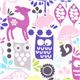 Michael Miller fabric forest life with owl deer rabbit 1