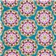 Michael Miller fabric teal blue-green Emmaline mandala 2