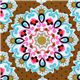 Michael Miller Stoff Toffee braun Emmaline Mandala 1