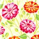 Michael Miller Stoff mit großen Blumen grün by Patty Young 1