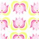 Michael Miller fabric with lotus flowers by Patty Young 1