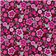 Michael Miller flower fabric pink-red blossom Sylvia 2