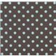 Michael Miller laminate fabric Dumb Dot turquoise dots 2