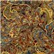 Robert Kaufman autumn fabric with leaves & ornaments 2
