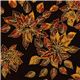 Robert Kaufman golden autumn fabric with leaves 1