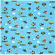 aeroplane fabric for boys helicopter de Kokka 2