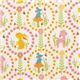 animal fabric with rabbit lamb mouse Riley Blake USA 1