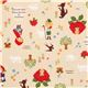 beige Little Red Riding Hood Push PIN X Kokka Fabric 2