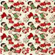 beige Michael Miller flannel fabric Christmas child stocking 2