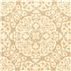 beige ornament premium laminate fabric par Michael Miller 1