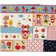 big animals matryoshkas Kokka oxford cloth fabric Japan 1