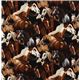 black American horses fabric by Robert Kaufman 2