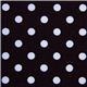 schwarzer Michael Miller Stoff hell blaue Polka Punkte 1