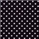 schwarzer Michael Miller Stoff hell blaue Polka Punkte 2