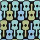 black Michael Miller guitars interlock fabric 1
