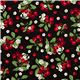black cherry & cherry blossom fabric by Timeless Treasures 2