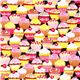 black designer fabric with packed cupcakes USA 2